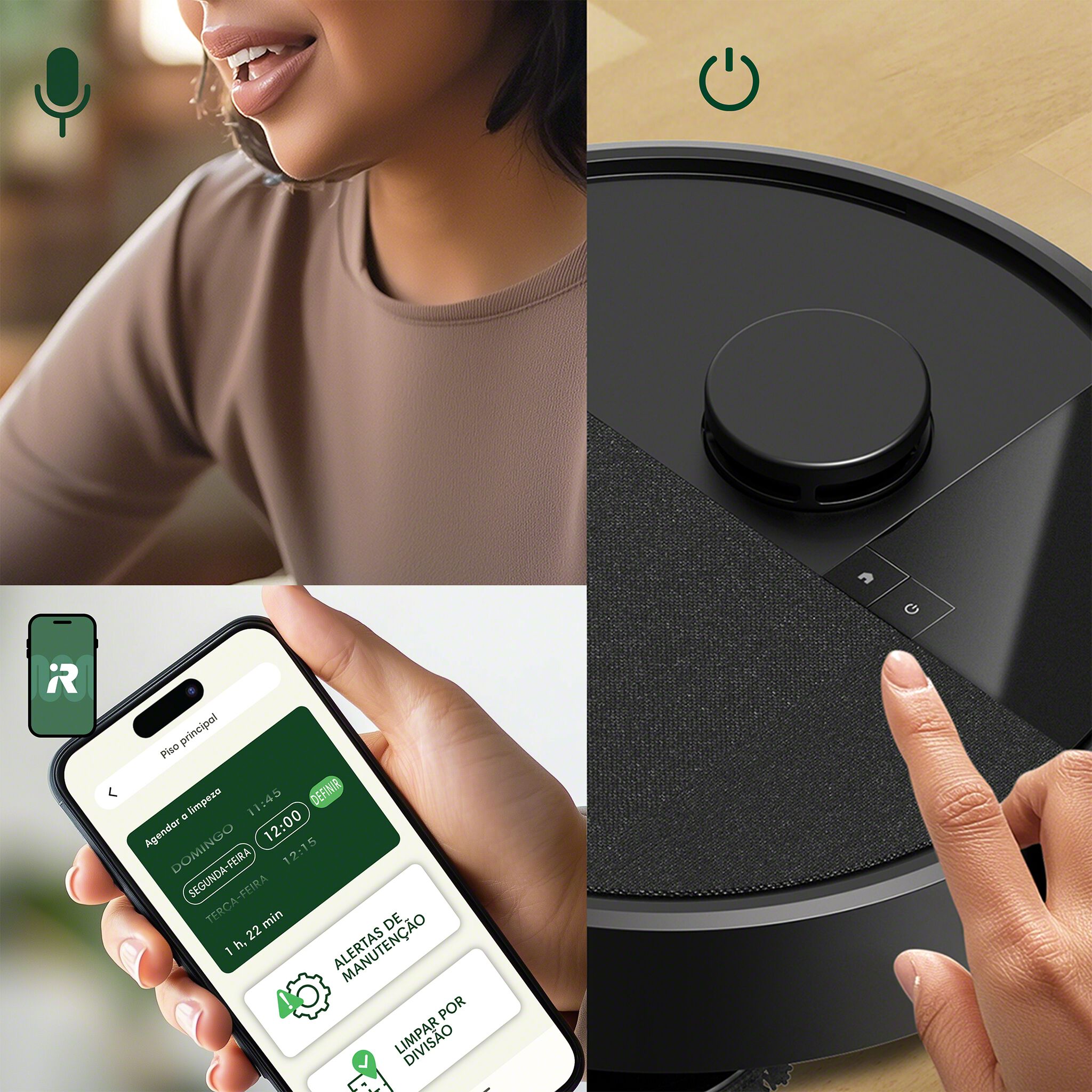 Roomba® Combo 405 Plus + Base AutoWash™ – Preto